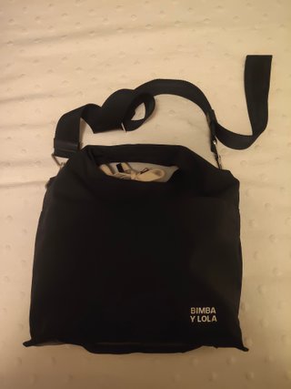 Bolso Bimba y Lola Nylon Pequeño Negro