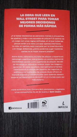 Libro Decide y Apuesta - Annie Duke