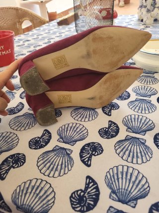 Zapatos de tacón burdeos MARKAZ Talla 39