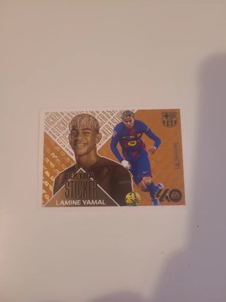 Cromo Lamine Yamal Extra Sticker Bronce - La Liga