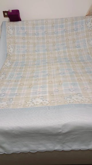 Copriletto  misto seta firmato Lady Maison