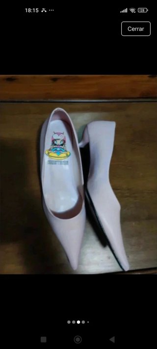 Zapatos Mustang rosa talla 36