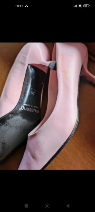 Zapatos Mustang rosa talla 36