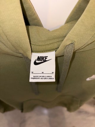 Sudadera Nike Verde Talla M