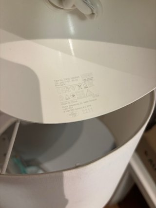 Lámpara de techo Ikea blanca