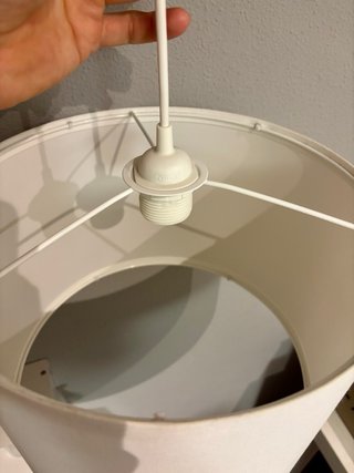 Lámpara de techo Ikea blanca