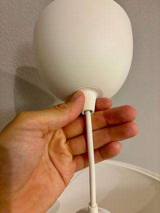 Lámpara de techo Ikea blanca
