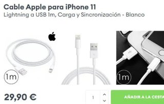 Cargador Rápido 40W iPhone USB-C