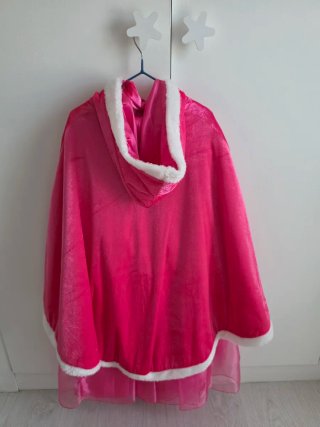 Disfraz Bella Durmiente con capa rosa