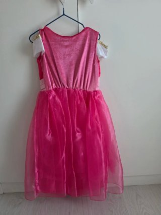 Disfraz Bella Durmiente con capa rosa