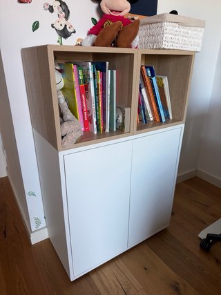 Estantería IKEA EKET Madera y Blanco
