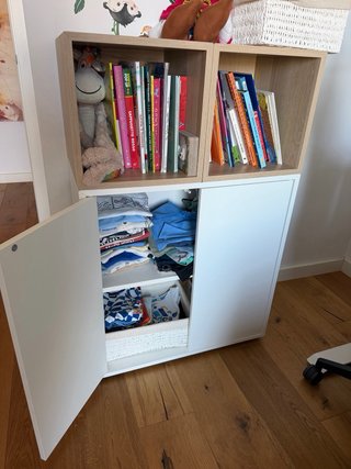 Estantería IKEA EKET Madera y Blanco
