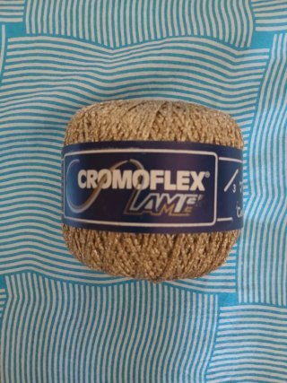 Gomitolo Filato Lamé Metallizzato Cromoflex - oro