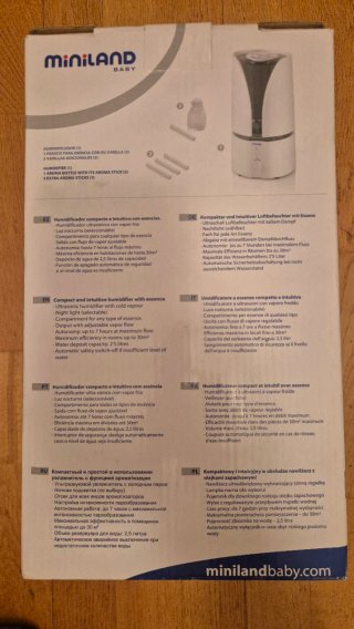 Humidificador Miniland Humiessence 2.5L