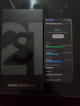 Samsung Galaxy S21 Ultra 5G Negro