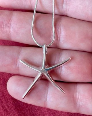 Colgante Estrella de mar Plata 925