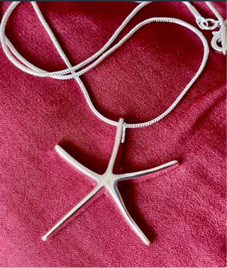 Colgante Estrella de mar Plata 925