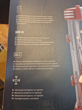 Máquina de palomitas Cecotec