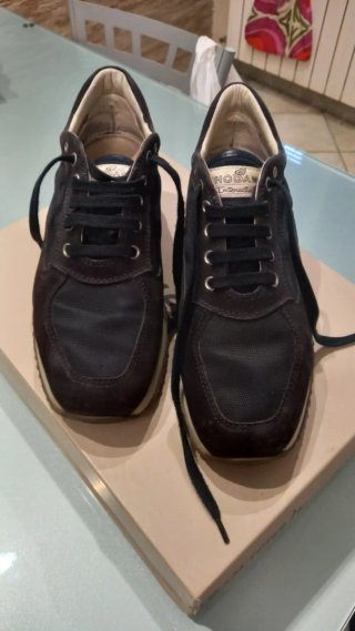 Scarpe Hogan uomo blu/marrone