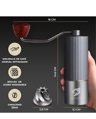 Molinillo de café manual LACIVETA