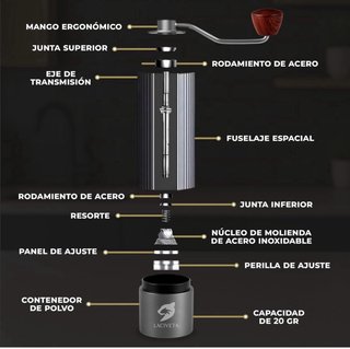 Molinillo de café manual LACIVETA