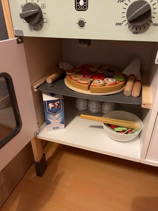 Cocina de juguete de madera