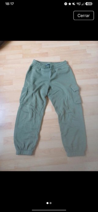 Pantalones cargo verdes