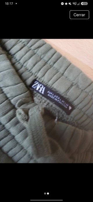 Pantalones cargo verdes
