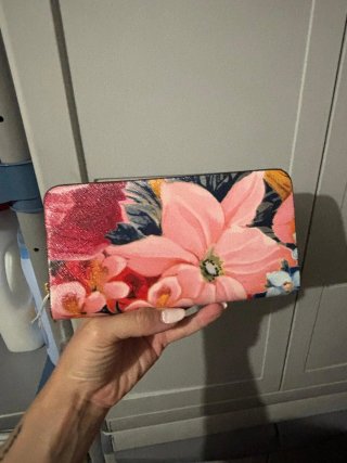 Cartera de flores