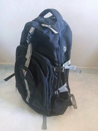 Mochila Negra Senderismo/Viaje