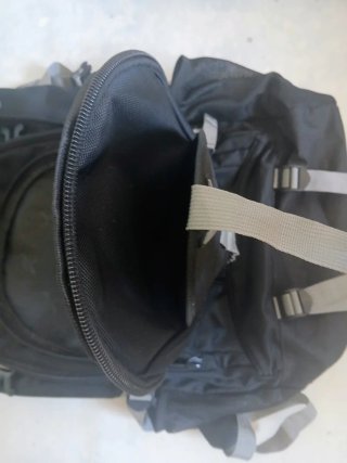 Mochila Negra Senderismo/Viaje