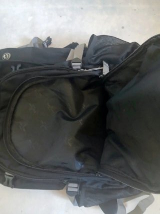 Mochila Negra Senderismo/Viaje