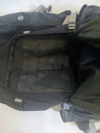 Mochila Negra Senderismo/Viaje