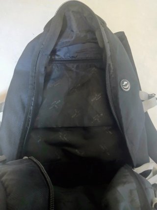 Mochila Negra Senderismo/Viaje