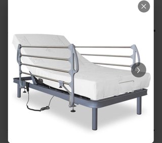 Cama articulada individual con colchón