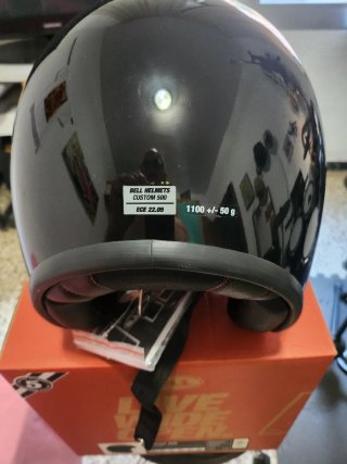 Casco Bell Custom 500 Vintage Negro Talla L