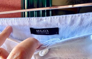 Pantalón algodón bordado - Nuevo