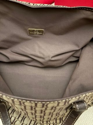 Bolso Tote CH Carolina Herrera Marrón ,mod Habana