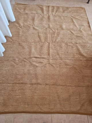 Alfombra Zara Home Beige/Marrón