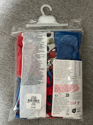 Calzoncillos Primark Niño Spiderman