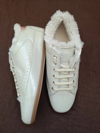 Zapatos Candice Cooper blancos charol/piel