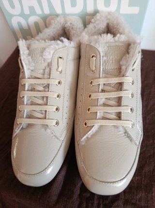 Zapatos Candice Cooper blancos charol/piel