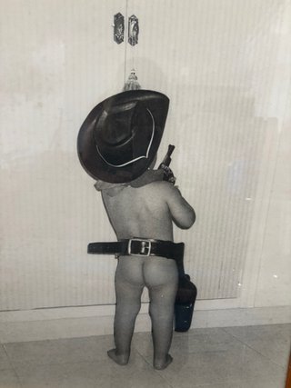 Póster Vintage Niño Vaquero Años 70