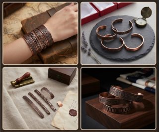 Pulseras y Anillos Cobre Puro