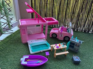 Caravana Barbie Rosa