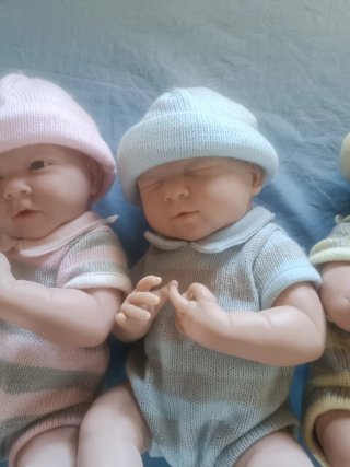 Muñecos trillizos bebé Berenguer