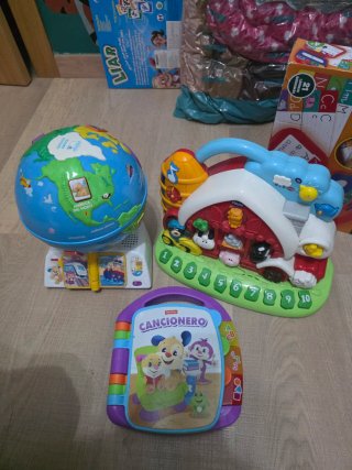 Lote Juguetes Educativos: Globo, Granja, Cancioner
