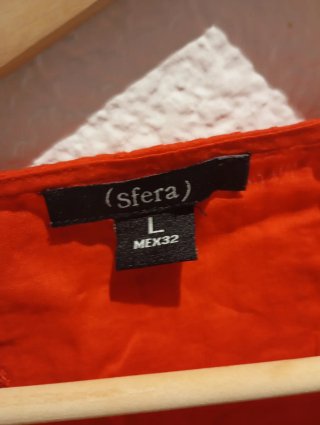 Vestido rojo Sfera talla L 42