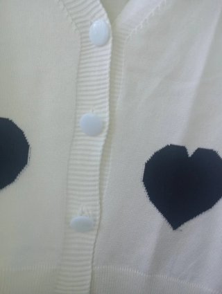 Chaqueta Corazón y Jersey Plateado Talla Única