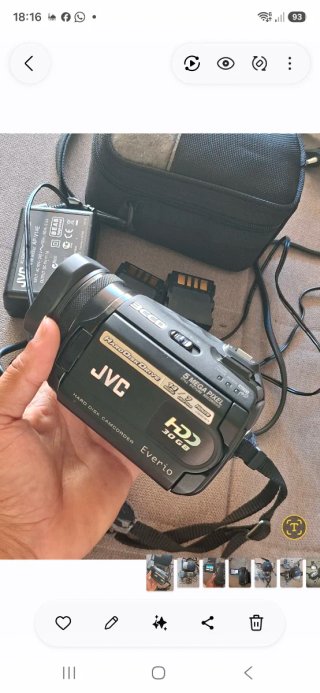 Videocámara JVC Everio HDD 30GB  Vintage Y2K